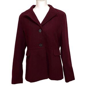 Old Navy Womens Blazer L Purple Two Button Preppy Vibrant Academia Business